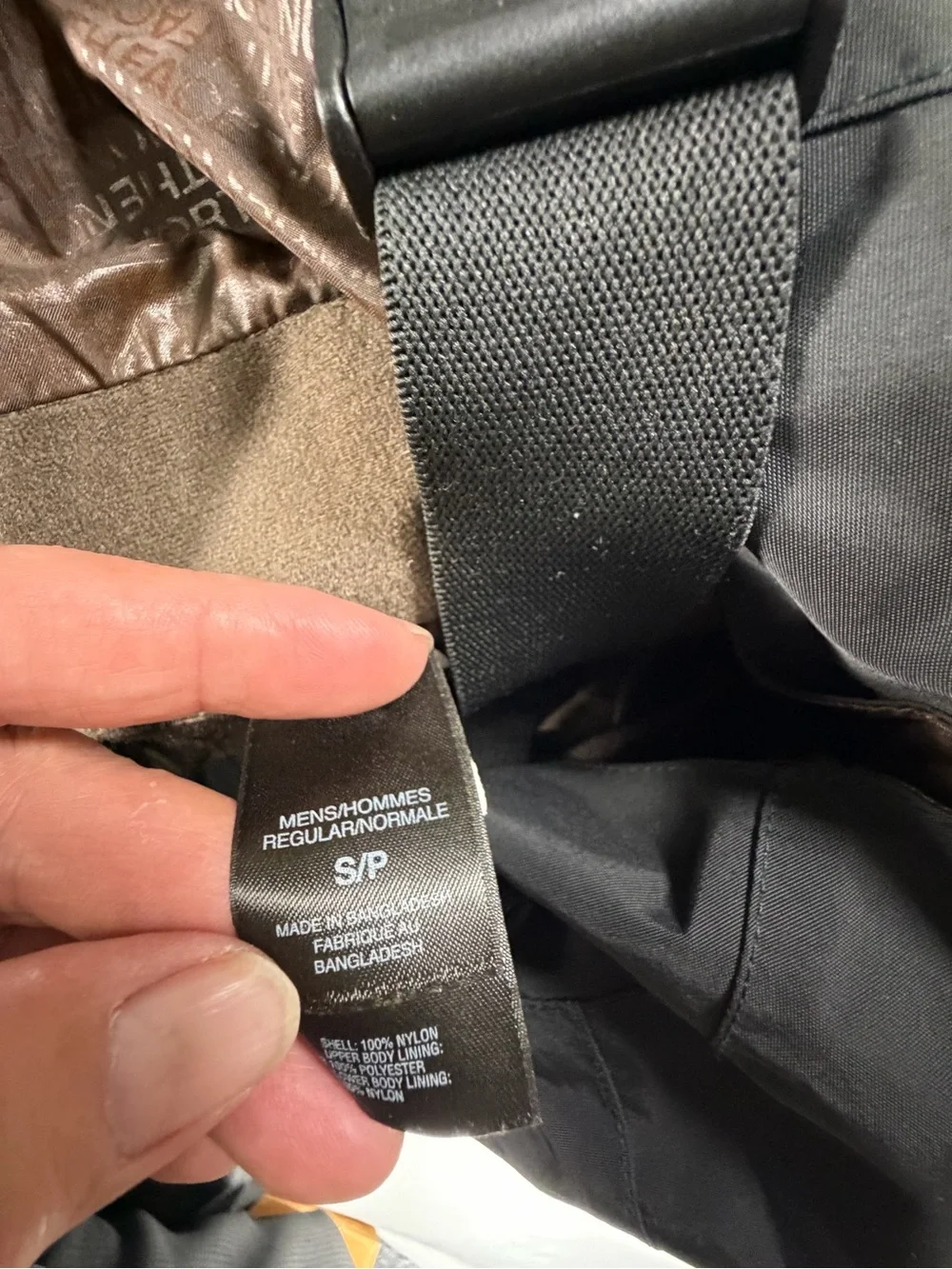 The North Face Ski Snowboard Pants Black Suspenders Mens S Small P #1004